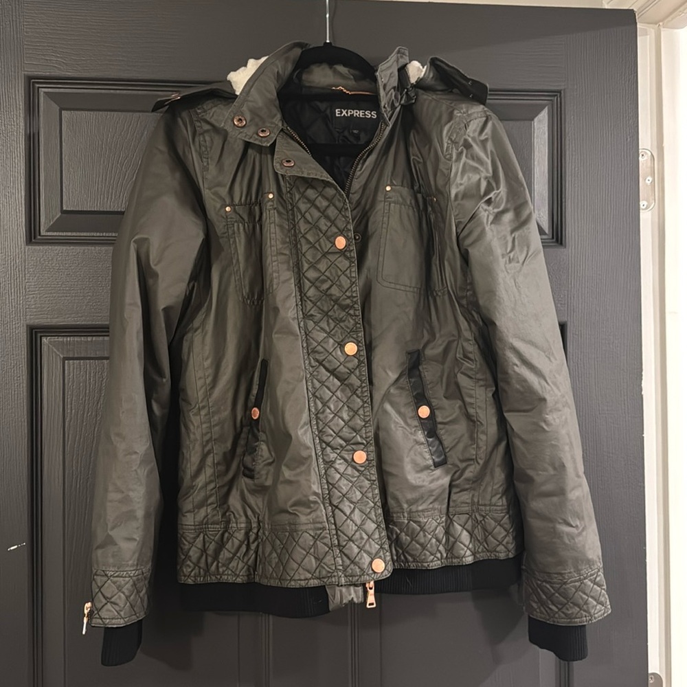 Dark green express jacket